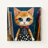 Niedlicher Cartoon Notizblock (Rückseite)