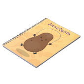 Niedlicher Cartoon Notizblock (Linke Seite)