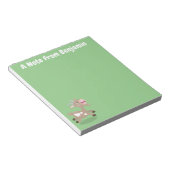 Niedlicher Cartoon Notizblock (angewinkelt)