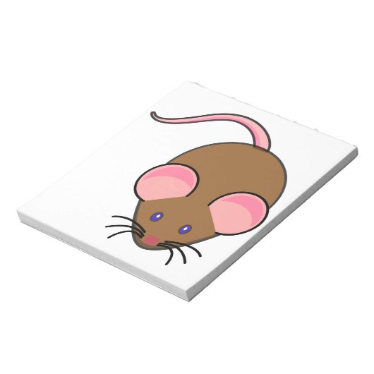 Niedlicher Cartoon Notizblock (Rotiert)