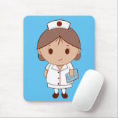 Niedlicher Cartoon Nurse Mousepad (Mit Mouse)