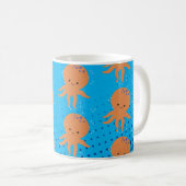 Niedlicher Cartoon Octopus Kaffeetasse (VorderseiteRechts)