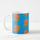 Niedlicher Cartoon Octopus Kaffeetasse (Links)