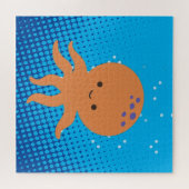 Niedlicher Cartoon Octopus Puzzle (Horizontal)