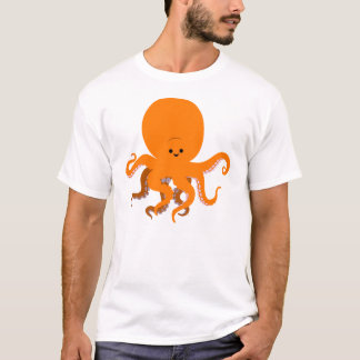 Niedlicher Cartoon Octopus T - Shirt