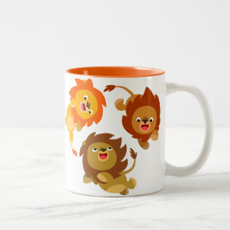 Niedlicher Cartoon ohne Gewicht Löwen Tasse