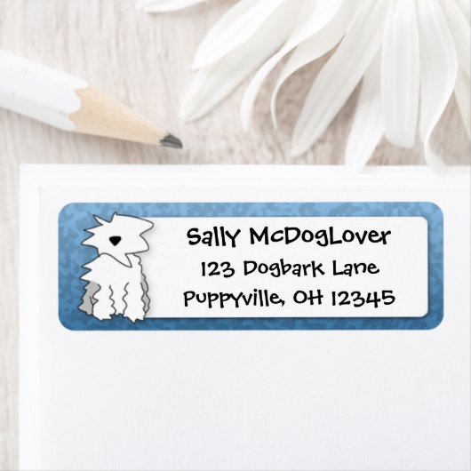 Niedlicher Cartoon Old English Sheepdog (Insitu)