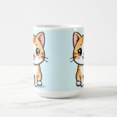 Niedlicher Cartoon Orange Tabby Cat Kaffeetasse (Mittel)