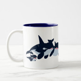 Niedlicher Cartoon Orca Tasse