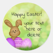 Niedlicher Cartoon Ostergeblasene Stickers (Vorderseite)