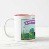 Niedlicher Cartoon Ostergruss Tasse (Links)