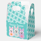 Niedlicher Cartoon Osterhase mit Individuelle Name Geschenkschachtel (Geöffnet)