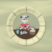 Niedlicher Cartoon Osterpapiere Teller