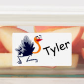 Niedlicher Cartoon Ostrich Etiketten (Befestigt)