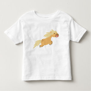 Niedlicher Cartoon Palomino Pony Children T - Shir Kleinkind T-shirt