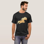 Niedlicher Cartoon Palomino Pony T - Shirt (Vorne ganz)