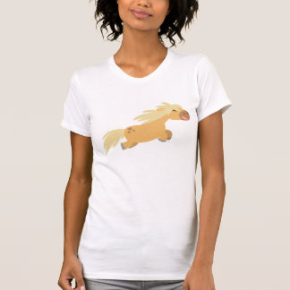 Niedlicher Cartoon Palomino Pony T - Shirt