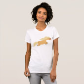 Niedlicher Cartoon Palomino Pony T - Shirt (Vorne ganz)