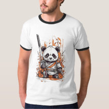 Niedlicher Cartoon Panda Samurai | Einzigartiges g