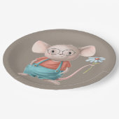 Niedlicher Cartoon Pappteller (Schrägansicht)