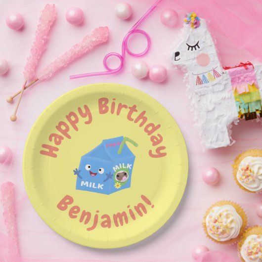 Niedlicher Cartoon Pappteller (Party)