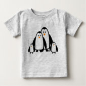 Niedlicher Cartoon Penguin Baby T-shirt (Vorderseite)