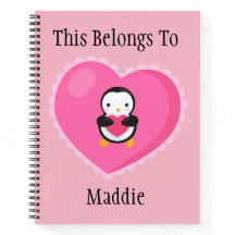 Niedlicher Cartoon Penguin w/Herz