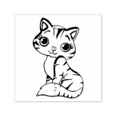 Niedlicher Cartoon Permastempel (Design)