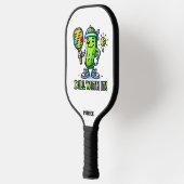 Niedlicher Cartoon Pickle mit Paddle Dill mit It! (Links)