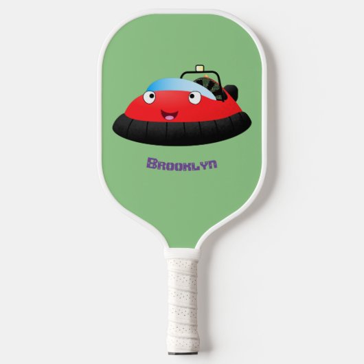 Niedlicher Cartoon Pickleball Schläger (Vorderseite)