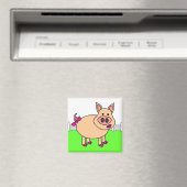 Niedlicher Cartoon Pig Magnet (In Situ (Geschirrspüler))
