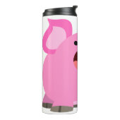 Niedlicher Cartoon Pig Thermosbecher (Nach links gedreht)
