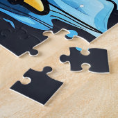 Niedlicher Cartoon Pinguin Cold Puzzle (Seite)