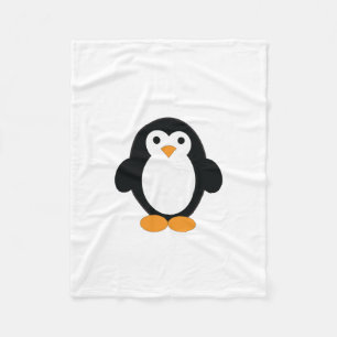 Niedlicher Cartoon Pinguin Fleecedecke