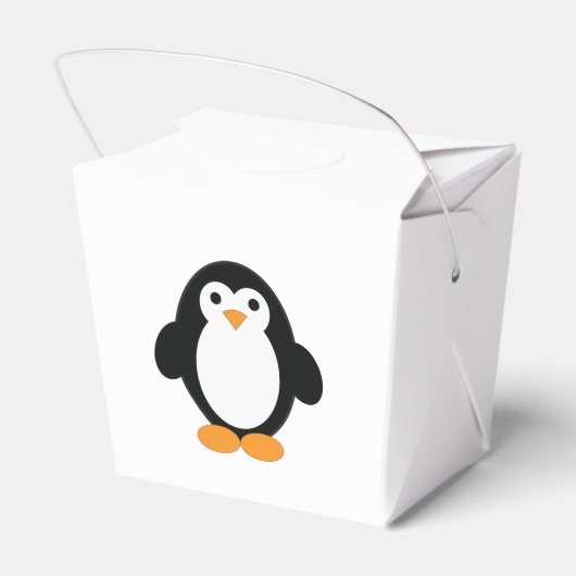 Niedlicher Cartoon Pinguin Geschenkschachtel (Rückseite)