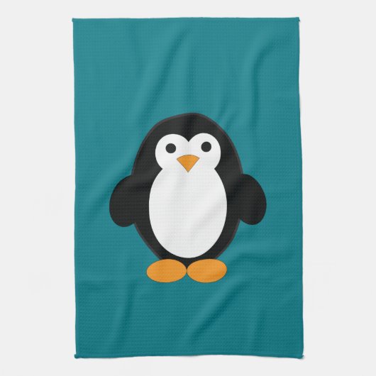 Niedlicher Cartoon Pinguin Geschirrtuch (Vertikal)