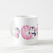Niedlicher Cartoon Pinguin Kaffee Tasse (Vorderseite Links)