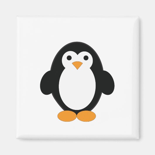 Niedlicher Cartoon Pinguin Magnet (Vorne)