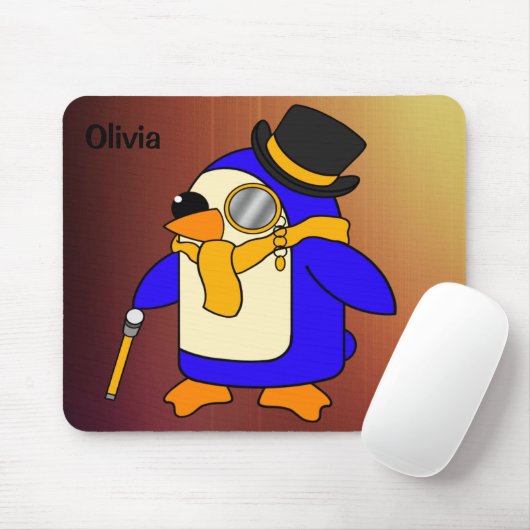 Niedlicher Cartoon Pinguin Mousepad (Mit Mouse)