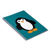 Niedlicher Cartoon Pinguin Notizblock (Rechte Seite)