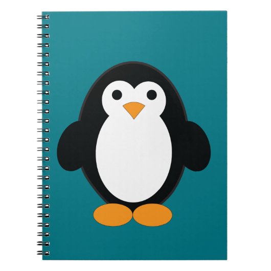 Niedlicher Cartoon Pinguin Notizblock (Vorderseite)