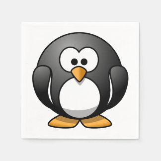 Niedlicher Cartoon Pinguin Serviette