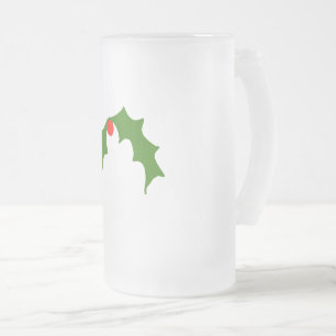 NIEDLICHER CARTOON PINK GENOME MATTIERTE GLASBIER- MATTGLAS BIERGLAS