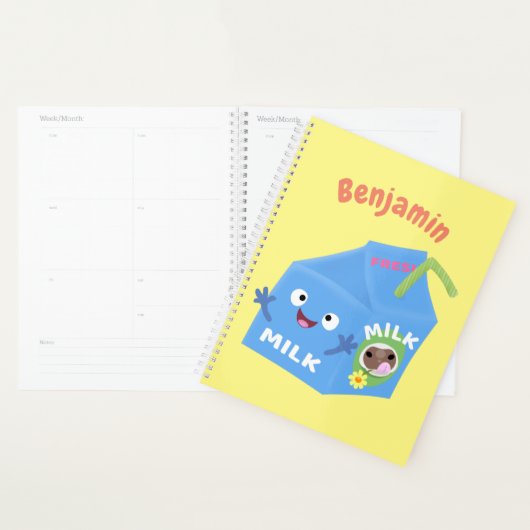 Niedlicher Cartoon Planer (Anzeige)