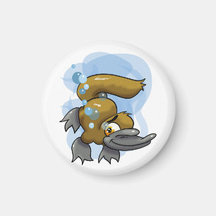 Niedlicher Cartoon Platypus Magnet