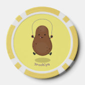 Niedlicher Cartoon Pokerchips (Rückseite)