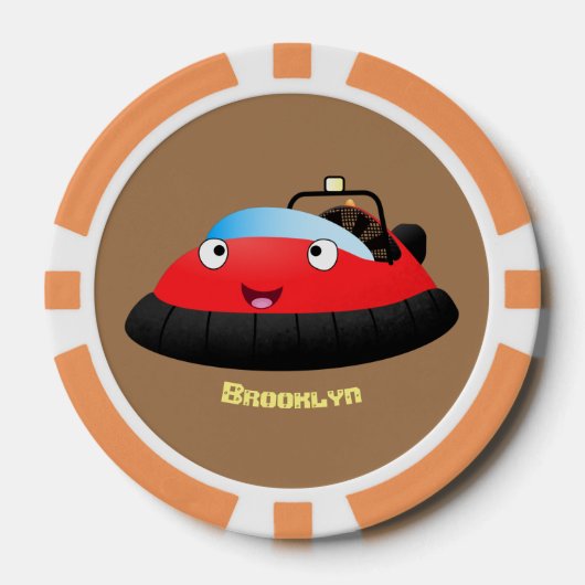 Niedlicher Cartoon Pokerchips (Vorderseite)