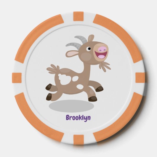 Niedlicher Cartoon Pokerchips (Vorderseite)