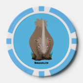 Niedlicher Cartoon Pokerchips (Vorderseite)