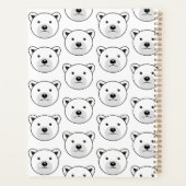 Niedlicher Cartoon Polar Bear Planer (Rückseite)